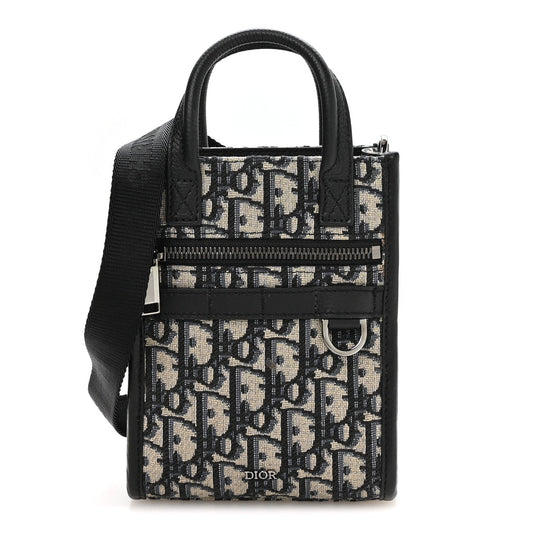 HOMME Oblique Safari Messenger Blue