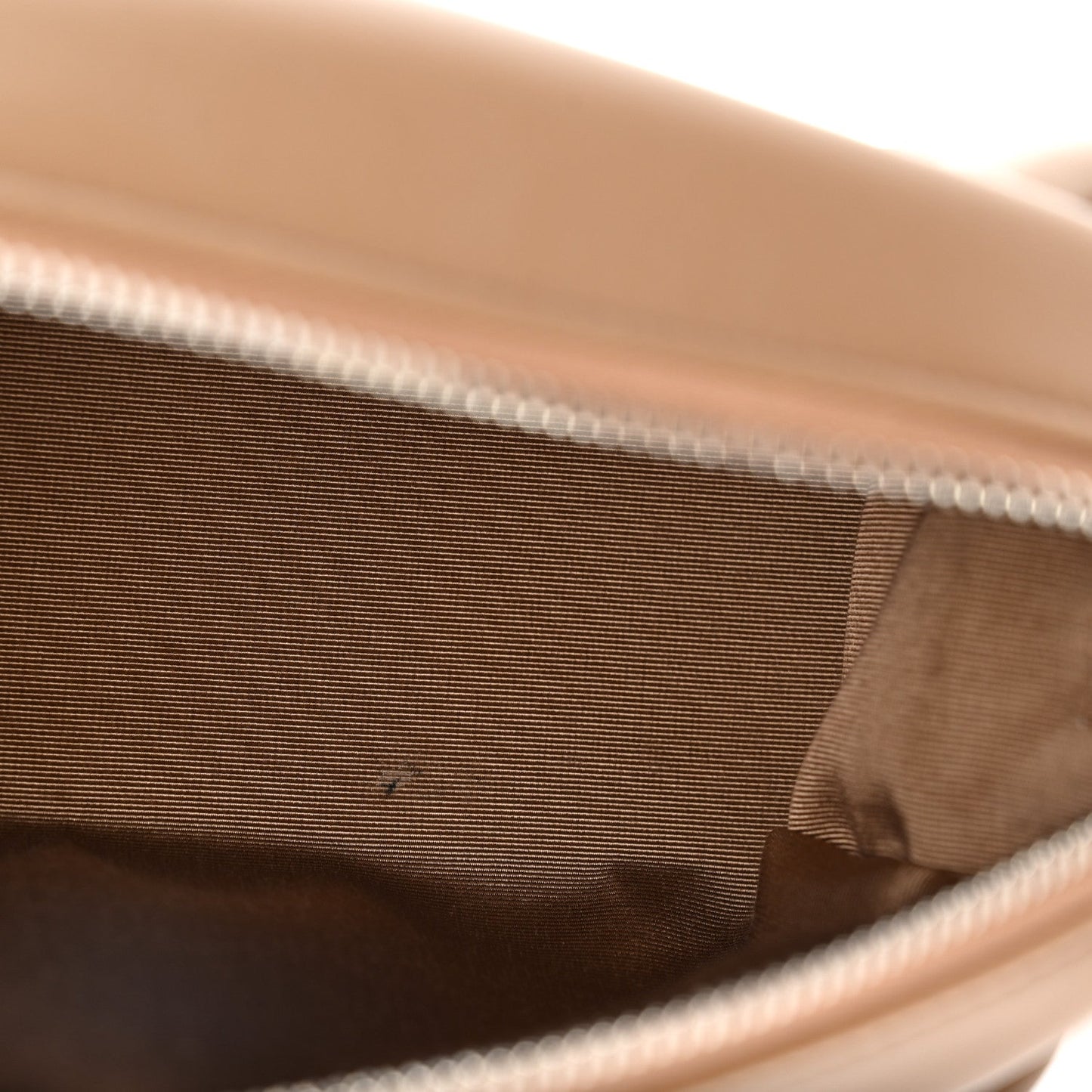 Supple Lambskin Bow Pouch Camel