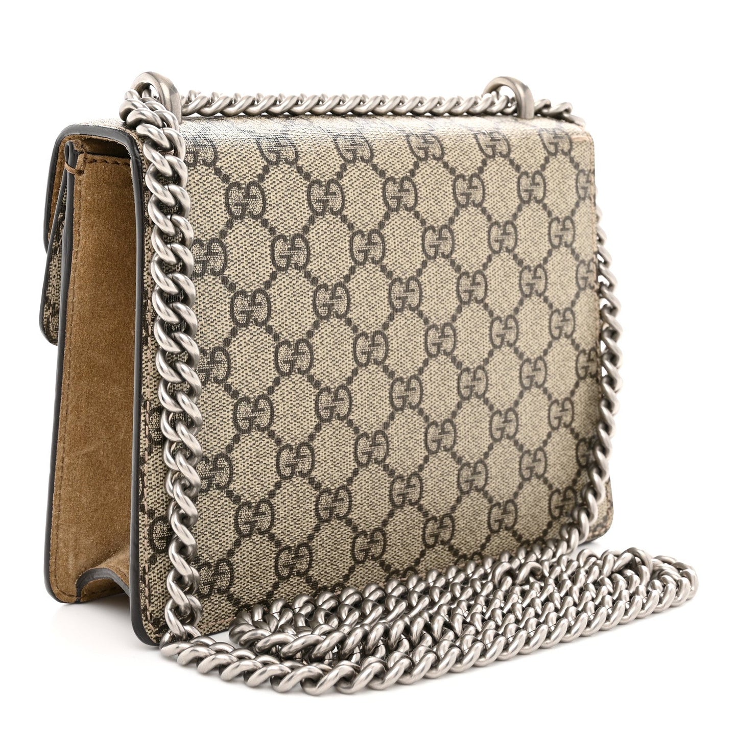 GG Supreme Monogram Mini Dionysus Shoulder Bag Taupe