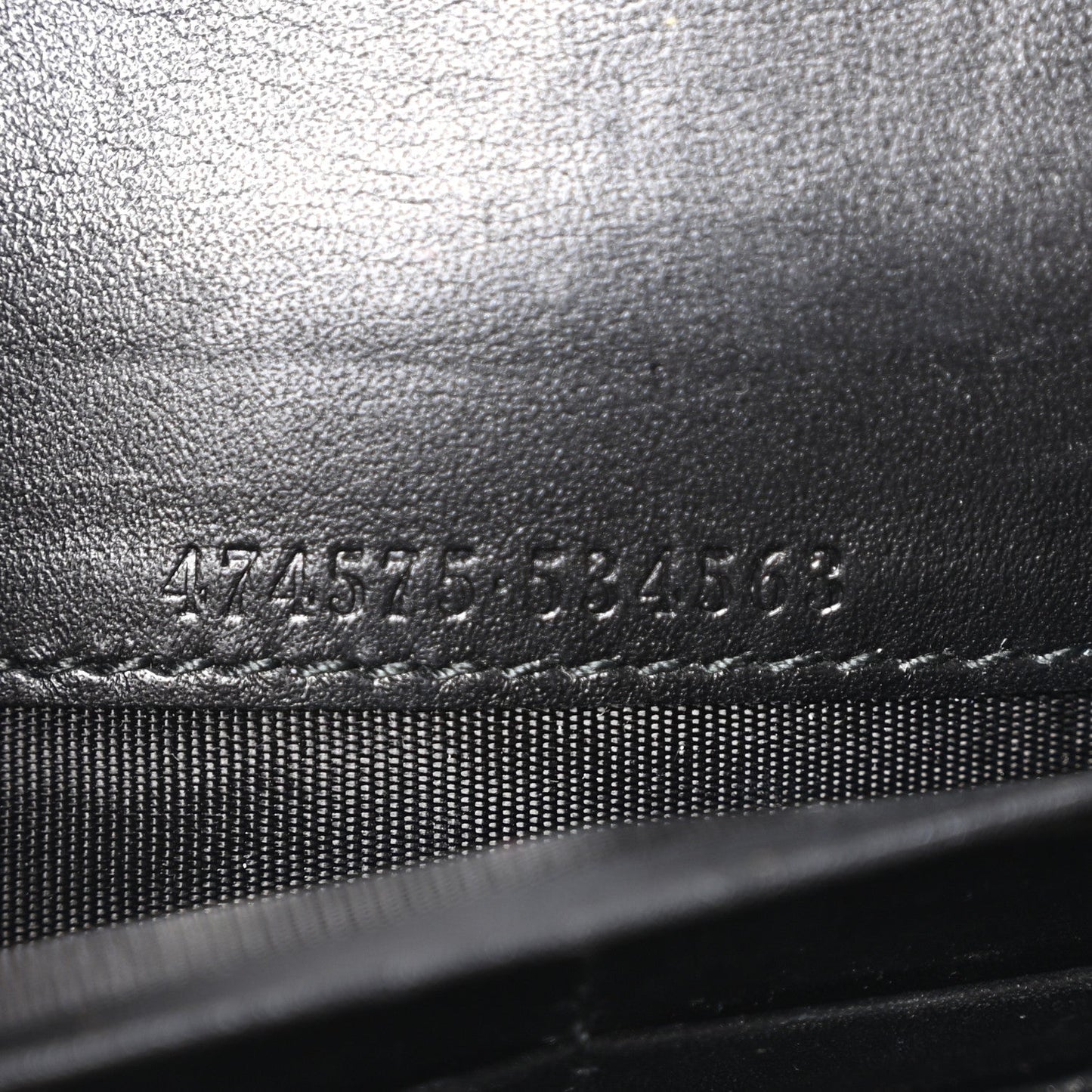 Calfskin Matelasse GG Marmont Chain Wallet Black