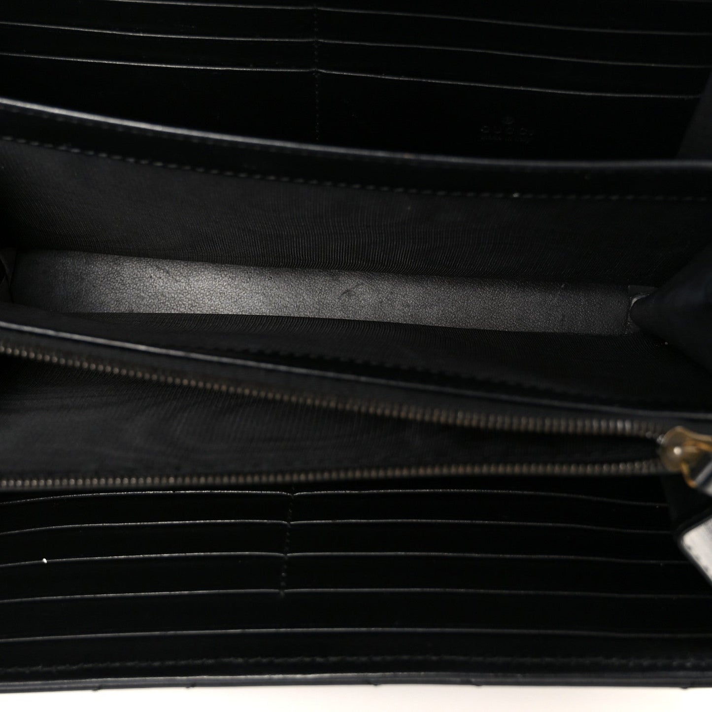 Calfskin Matelasse GG Marmont Chain Wallet Black