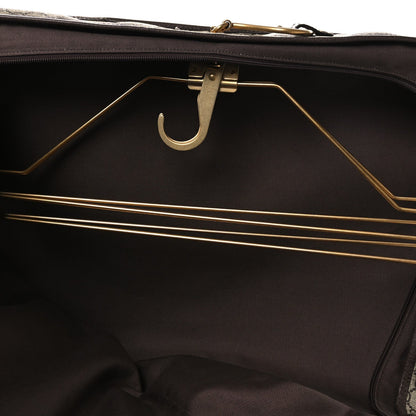 GG Supreme Monogram Textured Dollar Calfskin Web Ophidia Savoy Garment Bag Beige Ebony New Acero