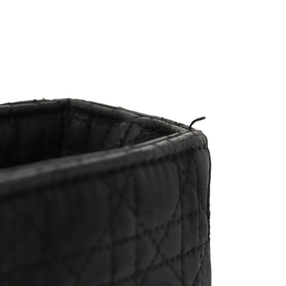 Nylon Cannage Large Lady Dior Black