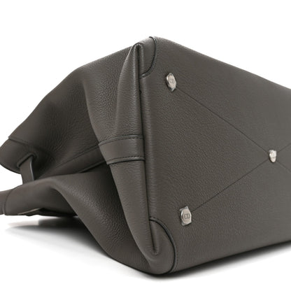 Icons Calfskin Medium Normandie Tote Grey