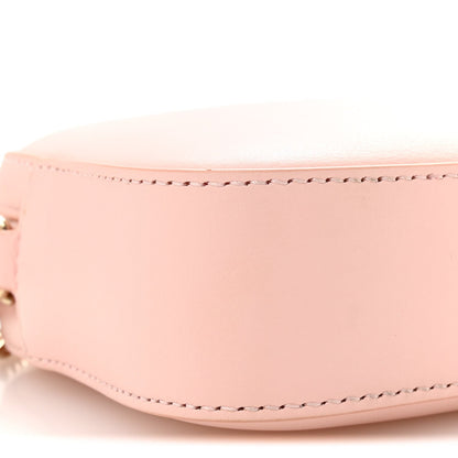Dollar Calfskin Enamel Super Mini GG Marmont Chain Shoulder Bag Light Pink Blue