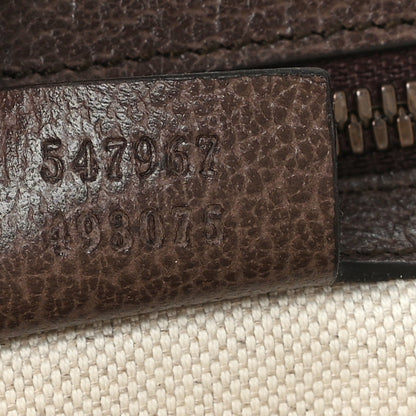 GG Supreme Monogram Medium Ophidia Day Backpack Brown Brown