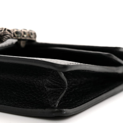 Calfskin Super Mini Dionysus Shoulder Bag Black