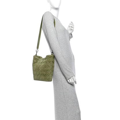 Suede Cannage Toujours Hobo Army Green