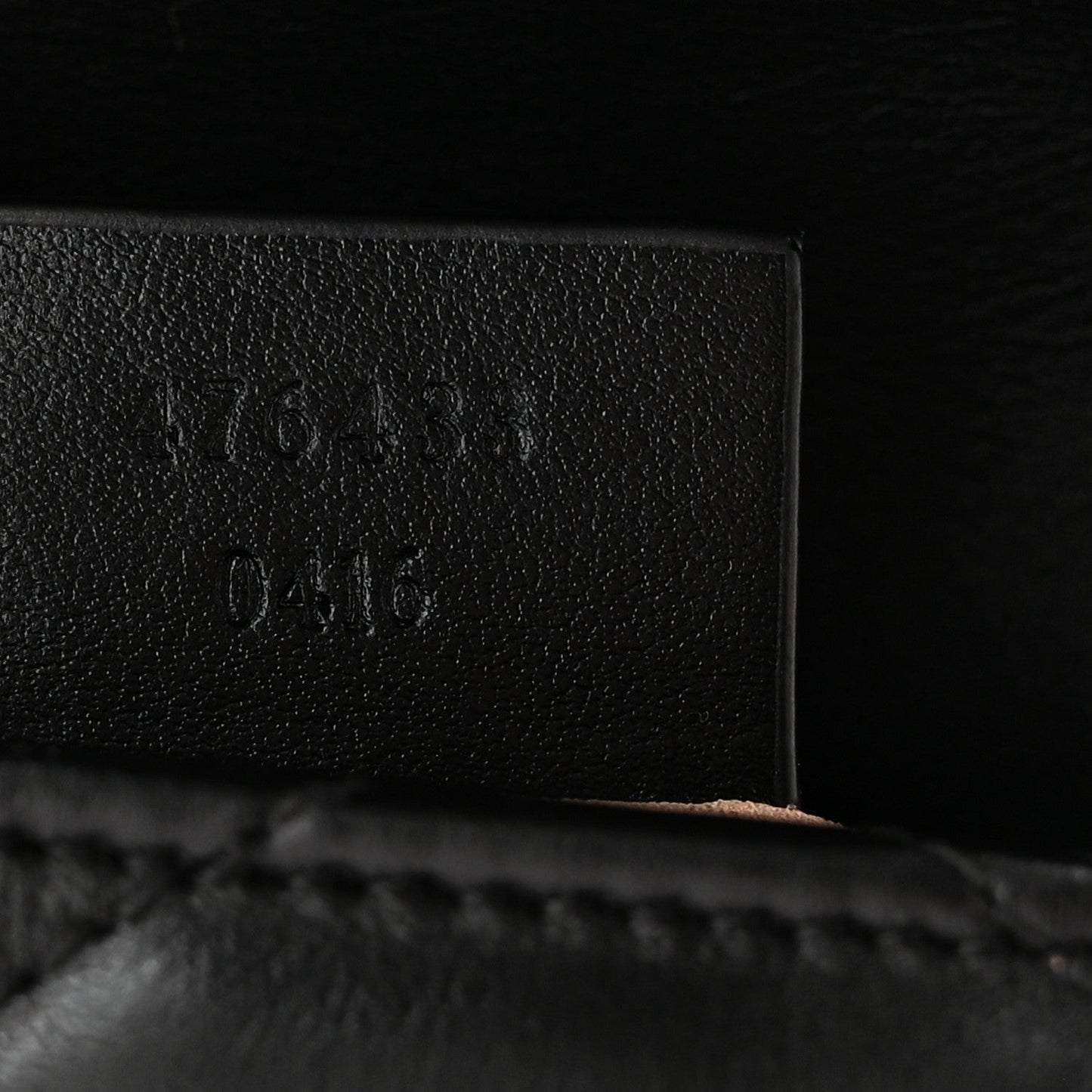 Calfskin Matelasse Super Mini GG Marmont Shoulder Bag Black