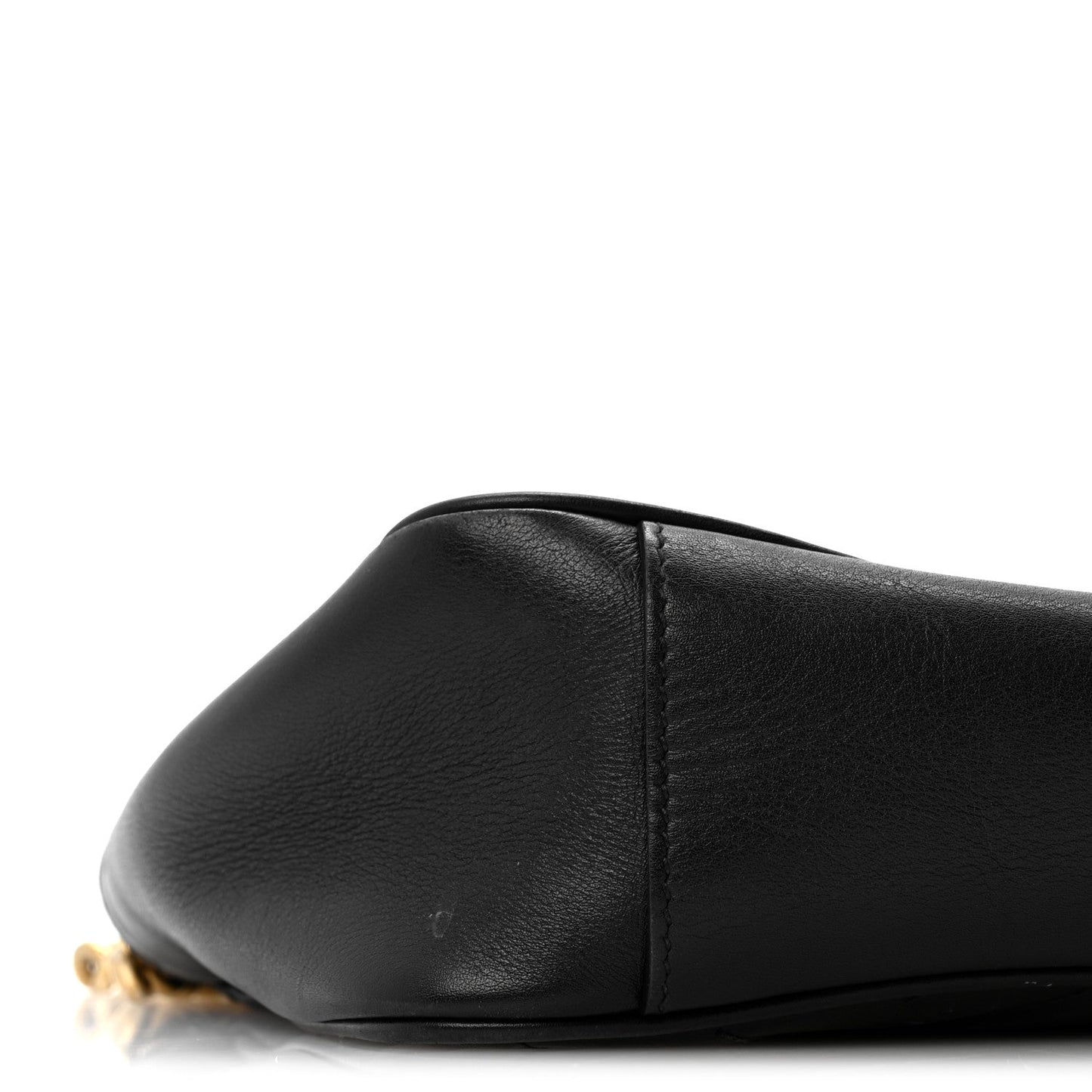 Calfskin Matelasse Small GG Marmont Shoulder Bag Black