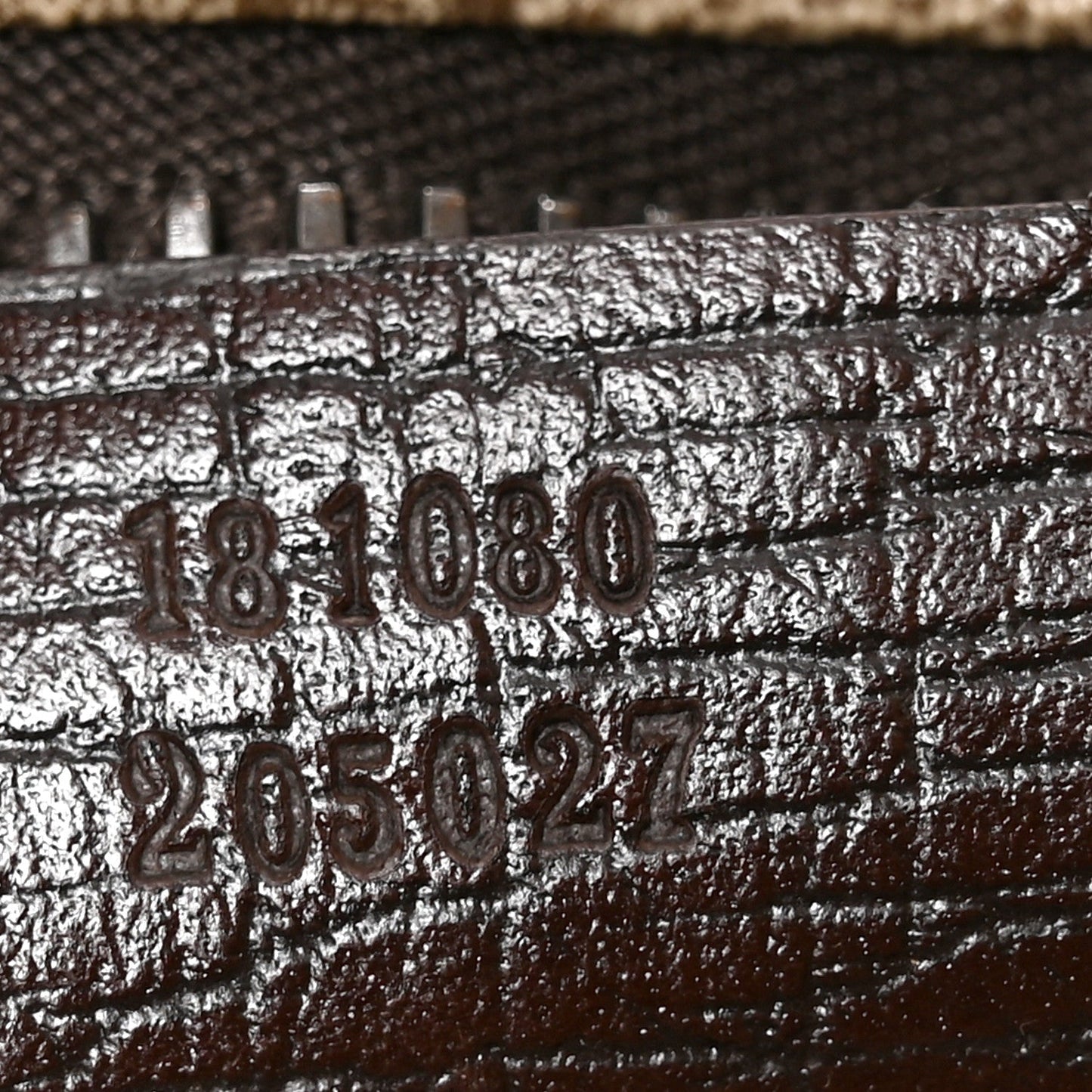 GG Supreme Monogram Vertical Tote Dark Brown