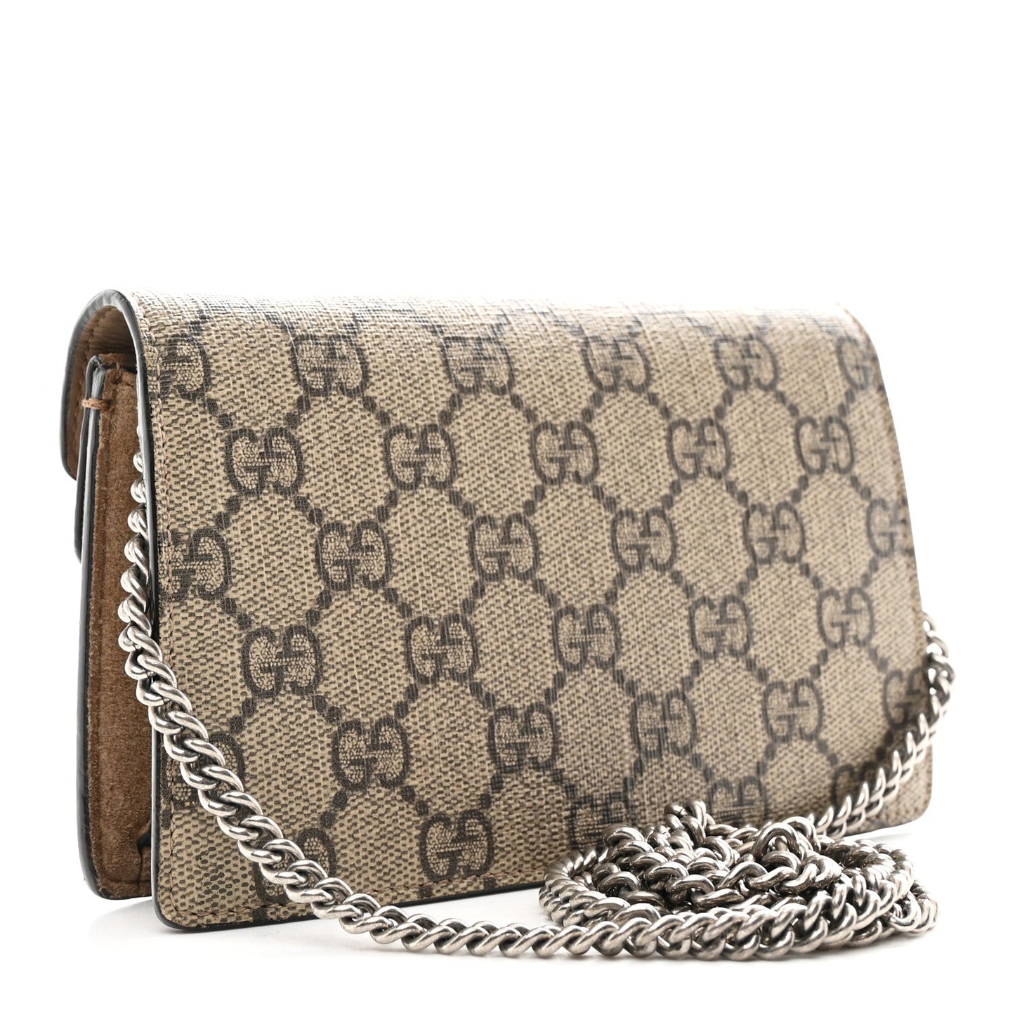 GG Supreme Monogram Super Mini Dionysus Shoulder Bag Taupe
