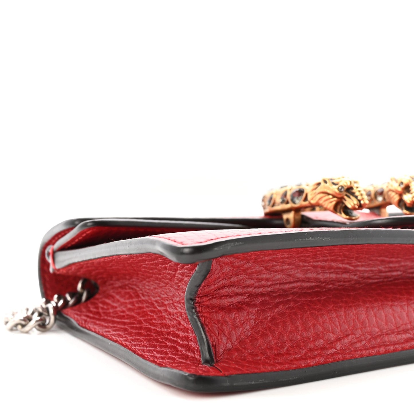 Calfskin Super Mini Dionysus Shoulder Bag Hibiscus Red