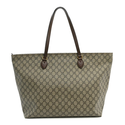 GG Supreme Monogram Medium Ophidia Shopping Tote Ebony