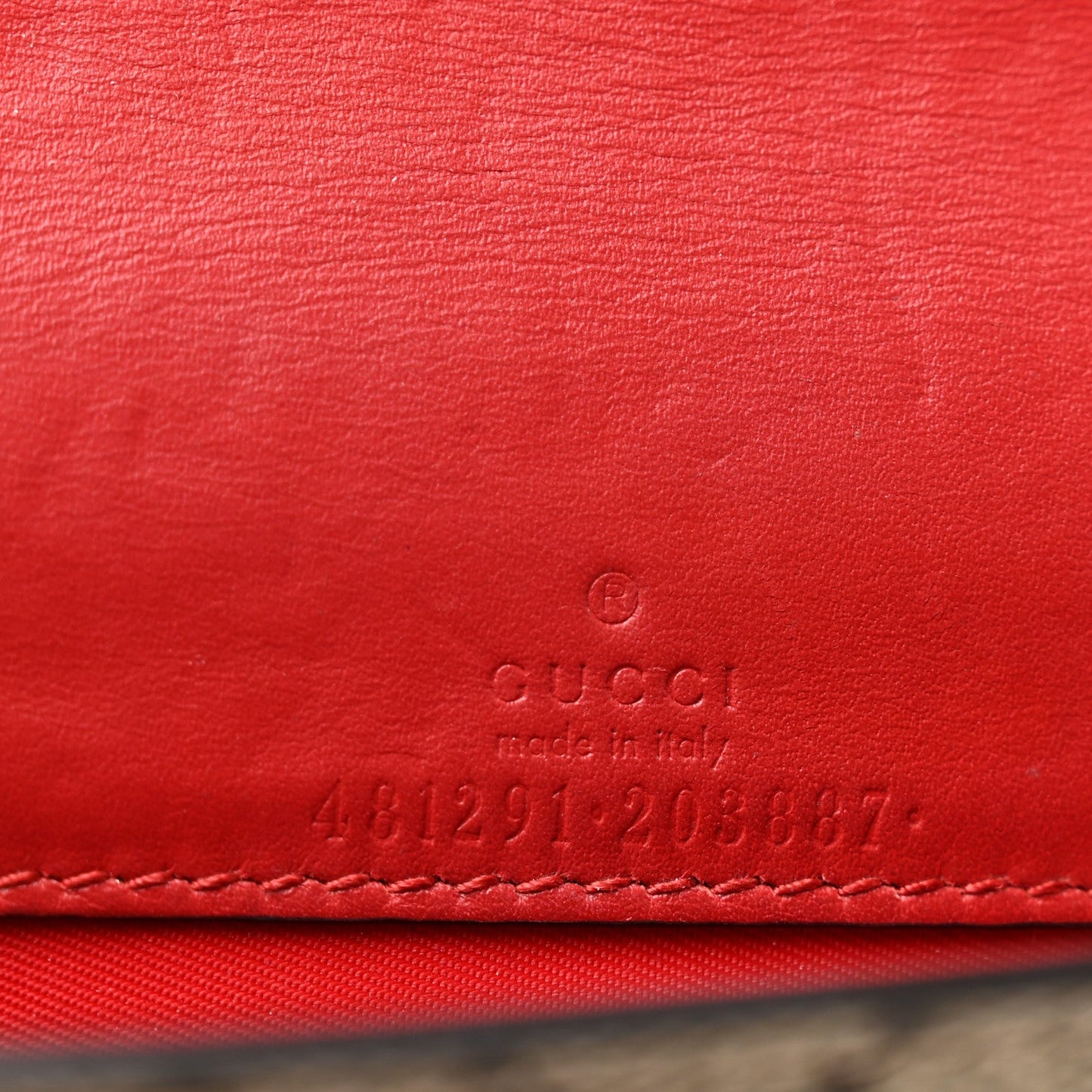 GG Supreme Monogram Mini Cherry Chain Bag