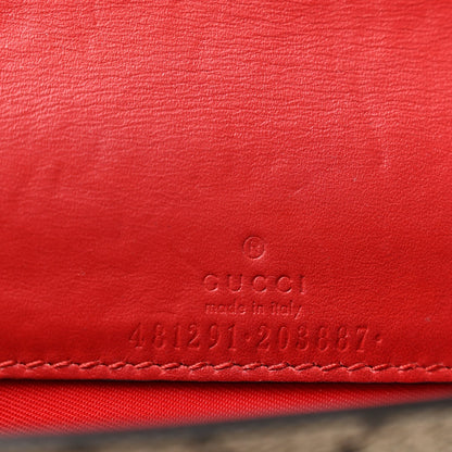 GG Supreme Monogram Mini Cherry Chain Bag