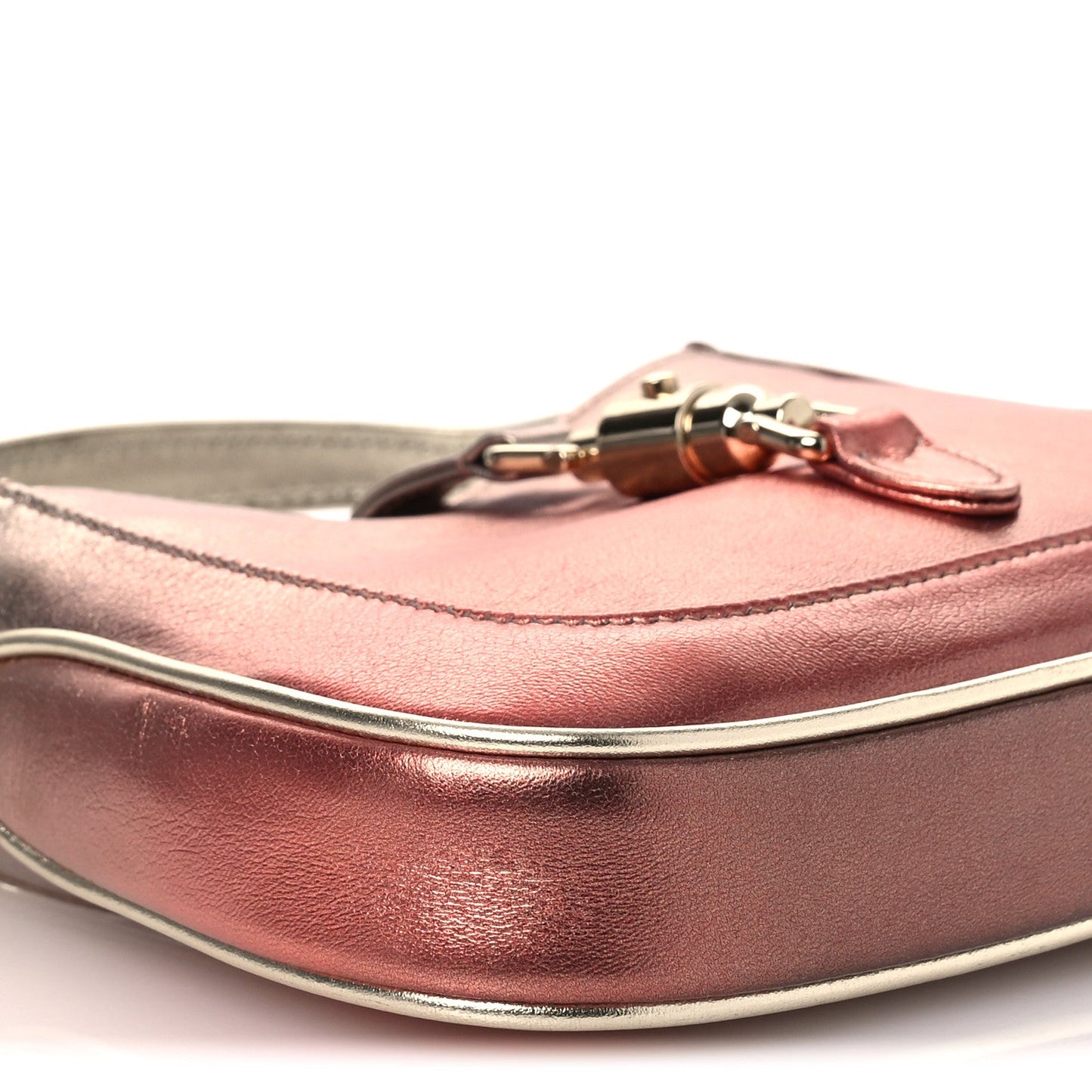 Metallic Faded Nappa Mini Jackie 1961 Copper