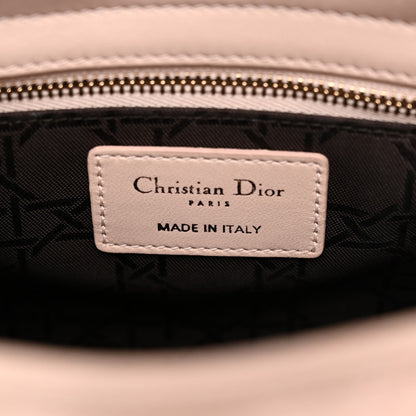 Lambskin Cannage Small Lucky Badges My Lady Dior Light Pink