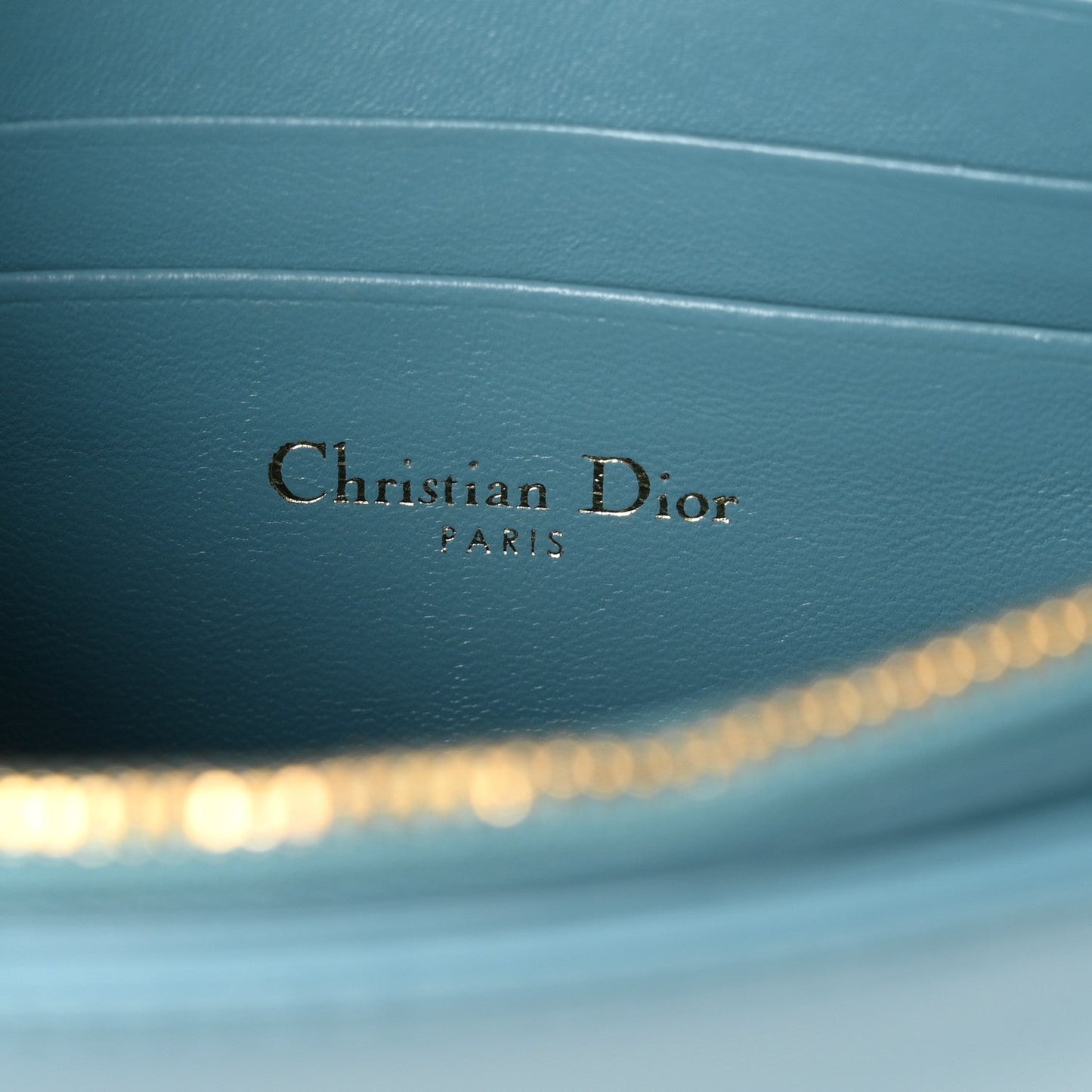 Calfskin Macrocannage Mini Caro Bag Horizon Blue
