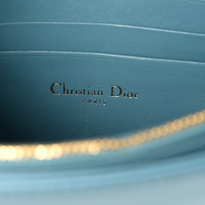 Calfskin Macrocannage Mini Caro Bag Horizon Blue