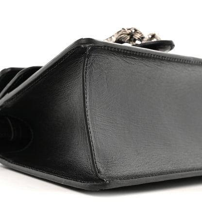 Satin Crystal GG Monogram Mini Dionysus Top Handle Bag Black