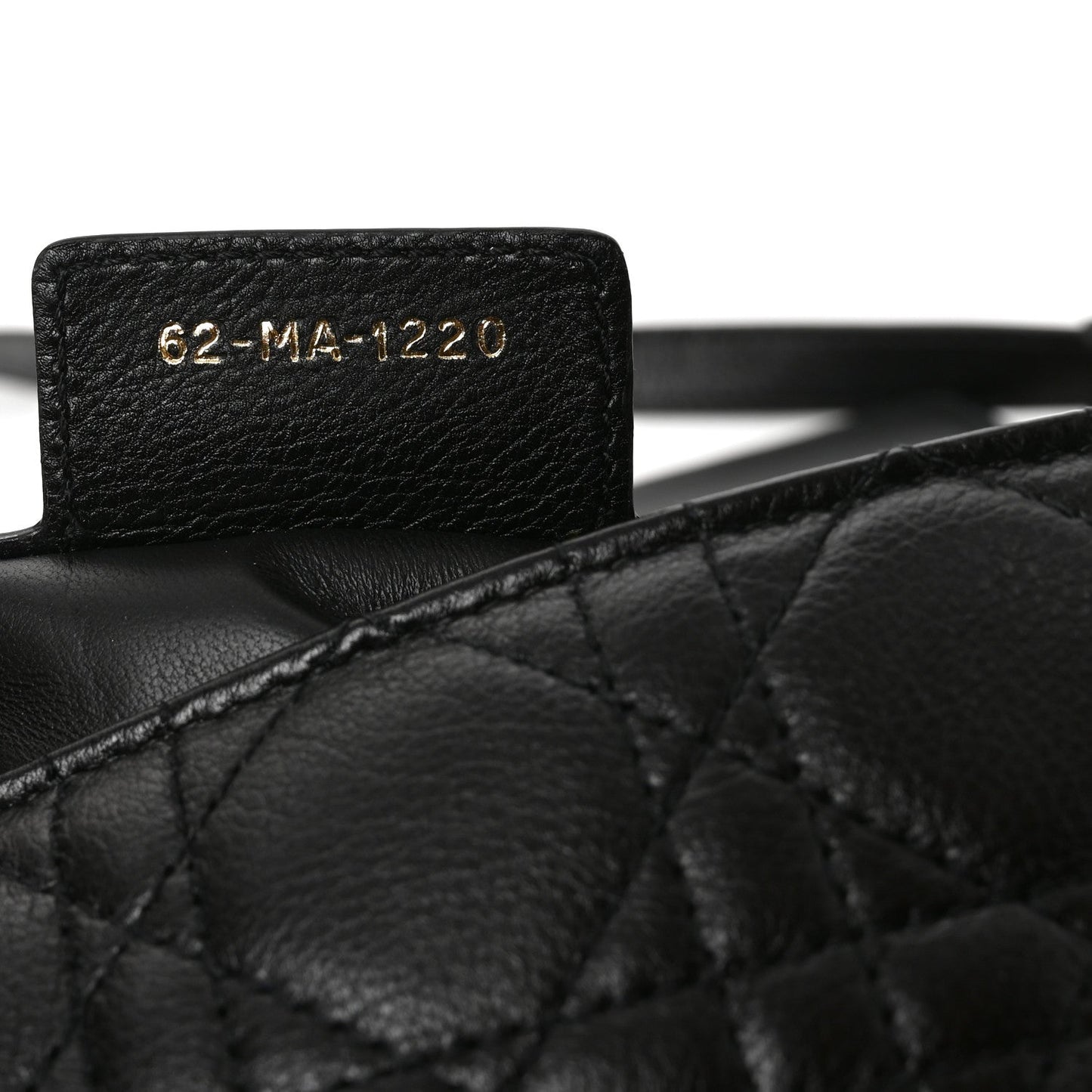 Calfskin Cannage Small Caro Bag Black
