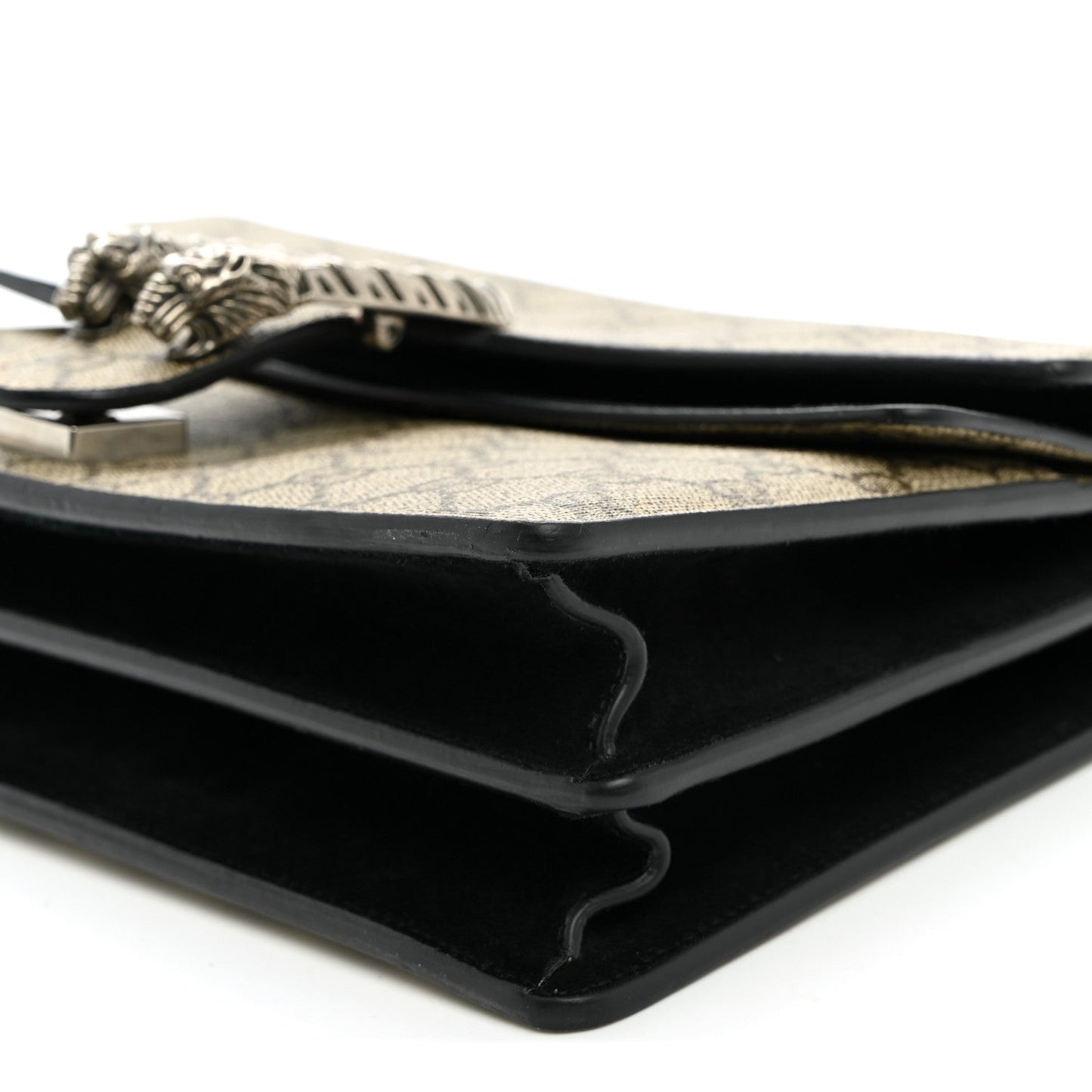 GG Supreme Monogram Small Dionysus Shoulder Bag Black
