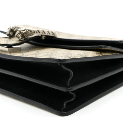 GG Supreme Monogram Small Dionysus Shoulder Bag Black