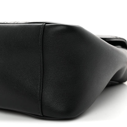 Calfskin Matelasse Small GG Marmont Top Handle Shoulder Bag Black