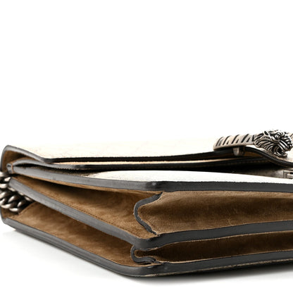 GG Supreme Monogram Medium Dionysus Shoulder Bag Taupe