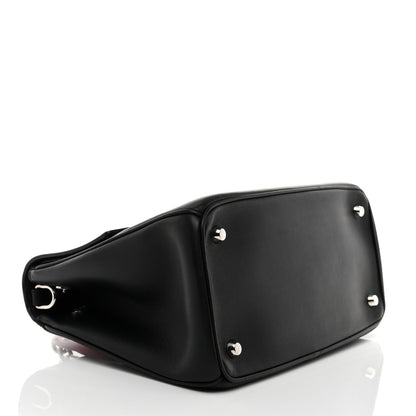 Smooth Calfskin Small Bi-Color Be Dior Flap Black Pink
