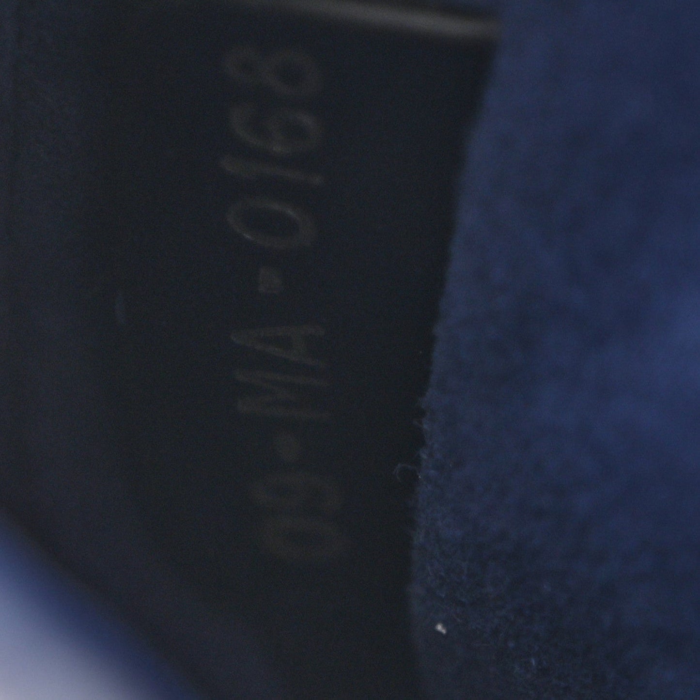 Calfskin Mini Saddle Bag Blue