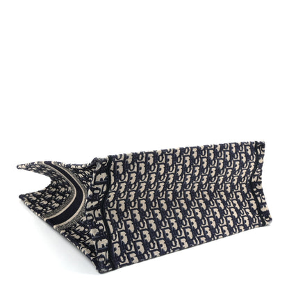 Oblique Large Book Tote Blue Multicolor