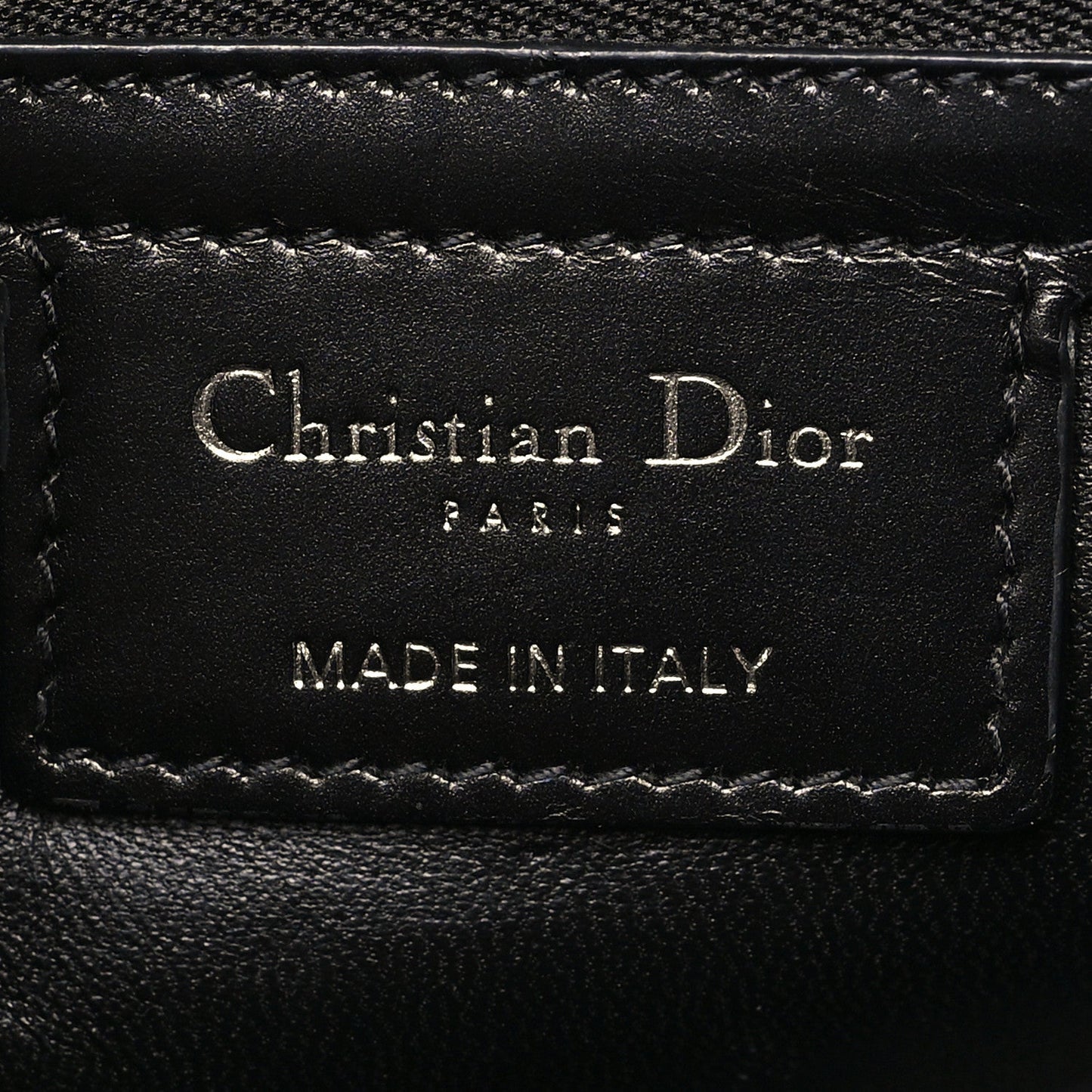 Calfskin Macrocannage Medium Caro Bag Black