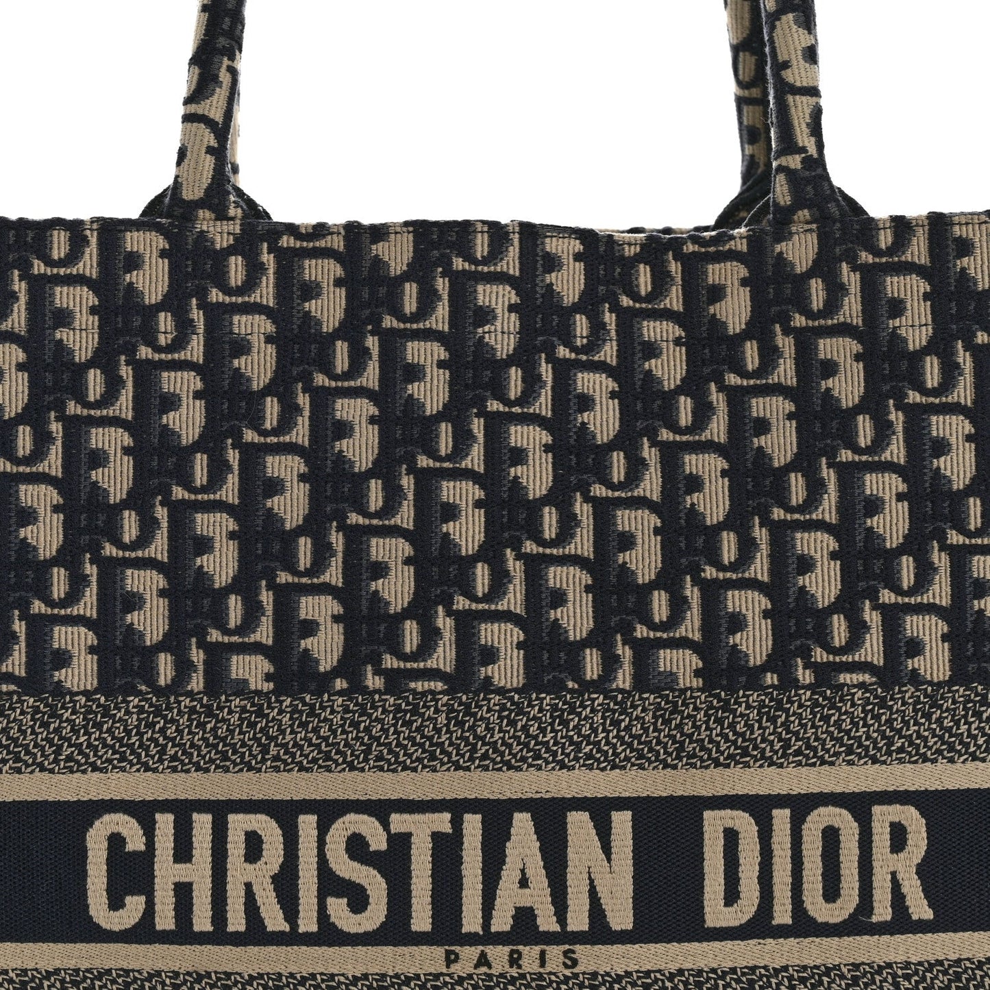 Oblique Large Book Tote Blue Multicolor