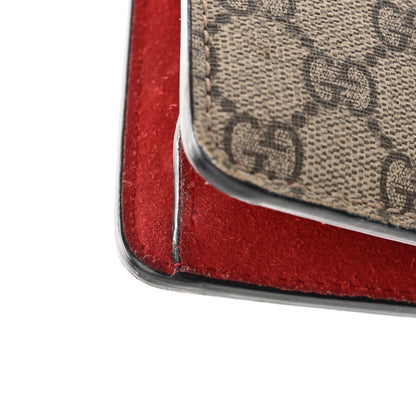 GG Supreme Monogram Mini Dionysus Shoulder Bag Red