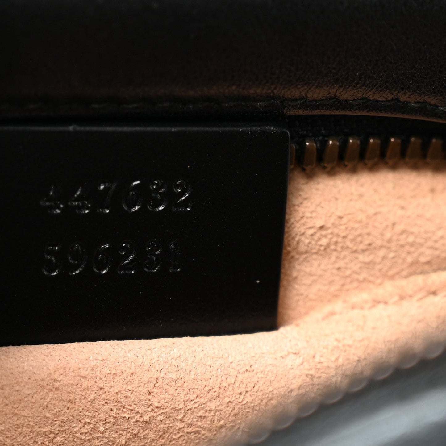 Calfskin Matelasse Small GG Marmont Chain Shoulder Bag Black