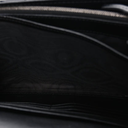 Calfskin Matelasse GG Marmont Chain Wallet Black
