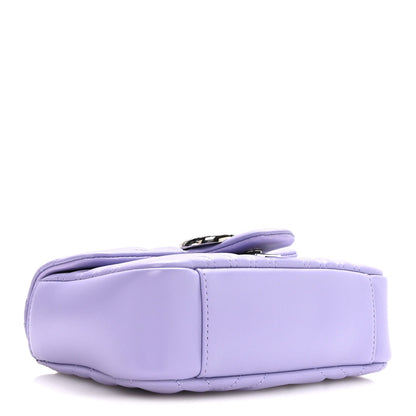 Lambskin Matelasse Small GG Marmont Shoulder Bag Lapis
