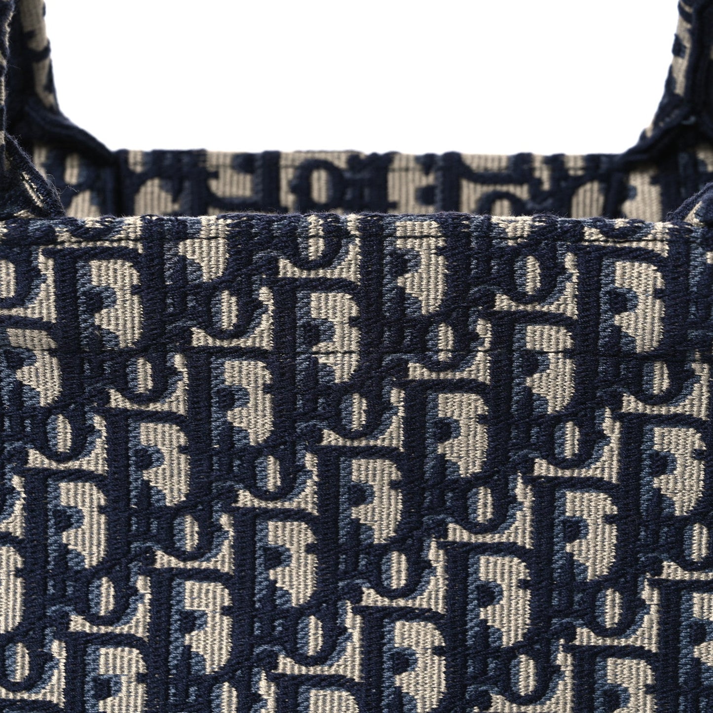 Oblique Large Book Tote Blue Multicolor