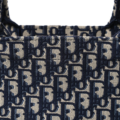 Oblique Large Book Tote Blue Multicolor