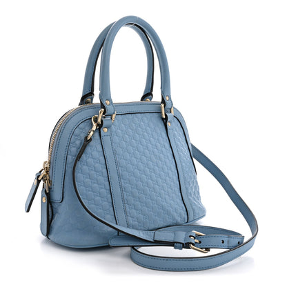 Microguccissima Mini Dome Bag Mineral Blue