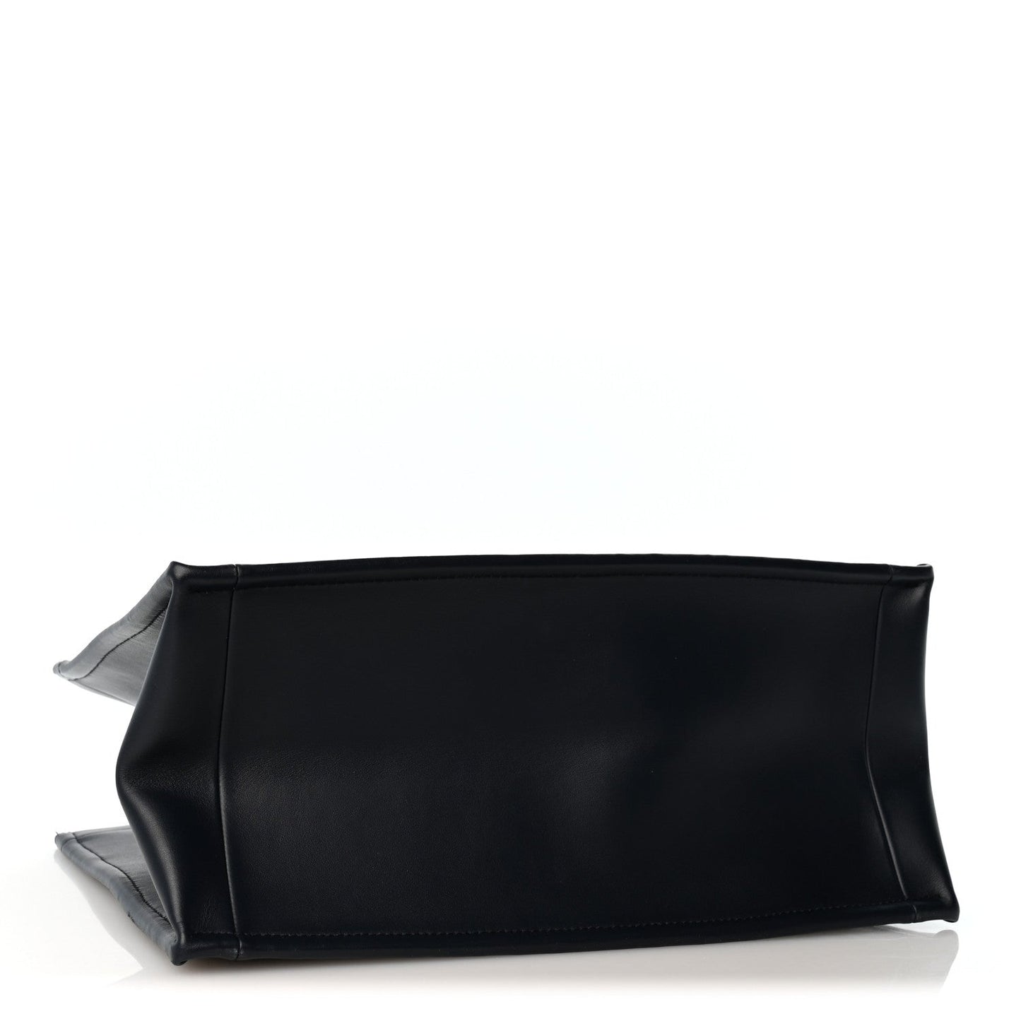 Oblique Calfskin Medium Book Tote With Strap Blue Multicolor