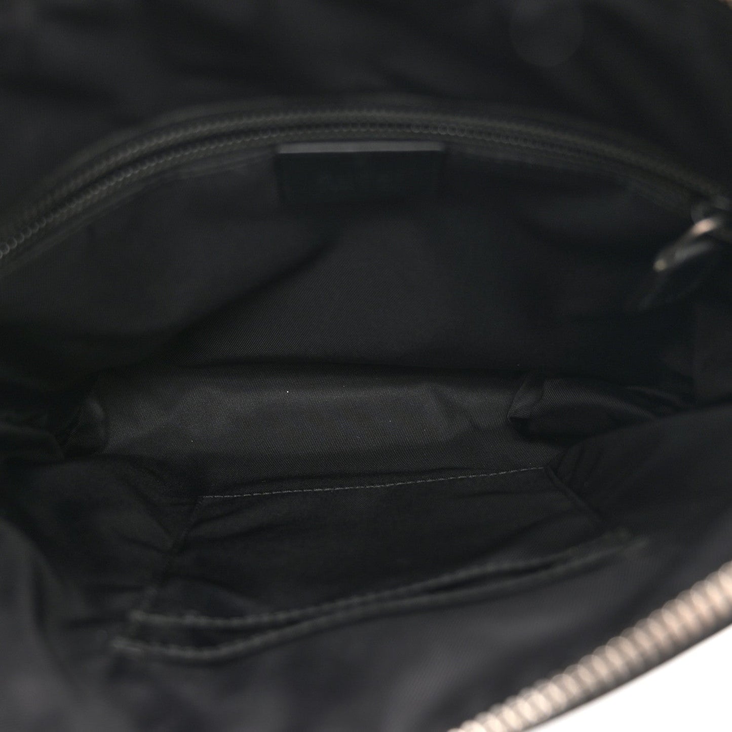 GG Supreme Monogram Web Messenger Bag Black