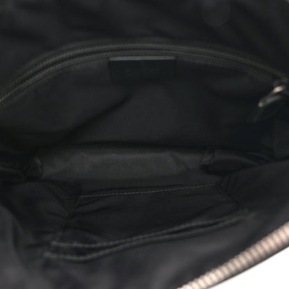 GG Supreme Monogram Web Messenger Bag Black