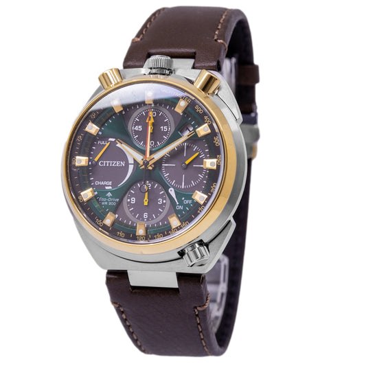 Citizen Bullhead AV0104-06W Promaster Quartz Tsuno Chrono Racer Men's Watch Limited Edition