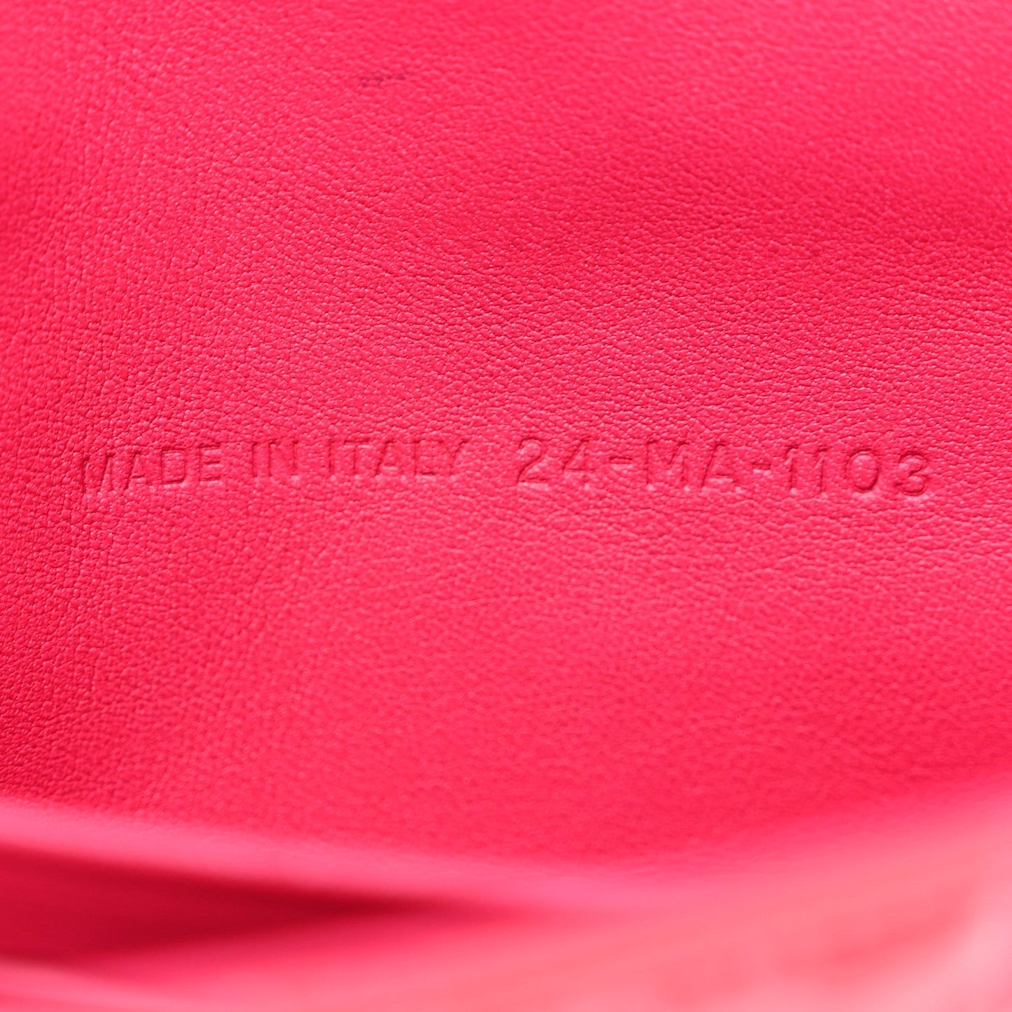 Patent Cannage Miss Dior Promenade Pouch Fuchsia