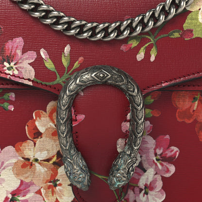 Calfskin Blooms Print Small Dionysus Shoulder Bag Romantic Cherry Multicolor