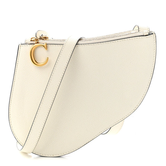 Goatskin Saddle Rodeo Pouch Latte