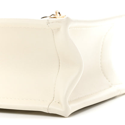 Calfskin Macrocannage Mini Book Tote Latte
